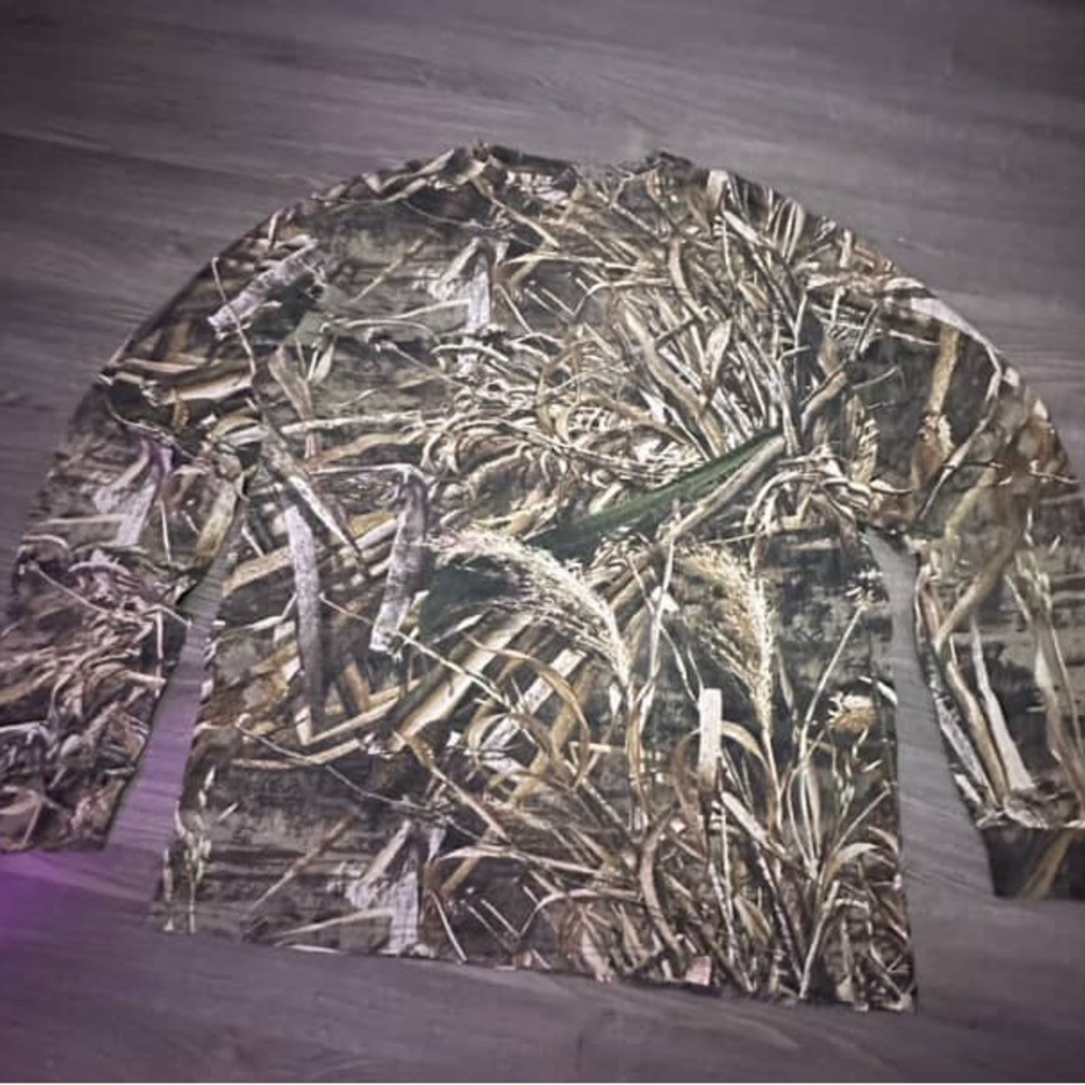 Realtree Camouflage Long Sleeve Shirt - Brown and Green